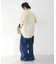 綿ビエラ起毛バンドカラーシャツ