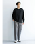 カラーシームリブニットロングスリーブTEE
