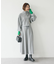 洗える/とてもち配色モックネックリブニットプルオーバー