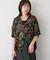 レーヨン総柄シャツ
