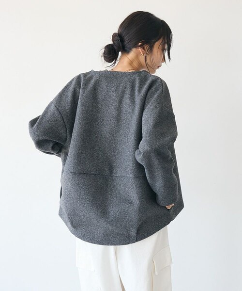最終価格～新品❇️圧縮ウールフロッキー柄コート❇️SUPEPOSERが好き方にも 最終価格～新品❇️圧縮ウールフロッキー柄コート❇️SUPEPOSER