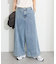 デニムタックパンツ
