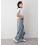 デニムタックパンツ