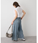 デニムタックパンツ
