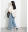 デニムタックパンツ