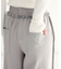 【ユニセックス】ダブルフェイスカットオフワイドパンツ