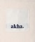 【追加】akha. キャンバスランチトート/ミニバッグ