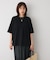 カットクレープワイドキリカエTシャツ