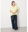 バックギャザーVネックニットベスト