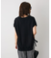 バックギャザーVネックニットベスト