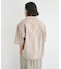 コットンリネン刺繍入りオープンカラーシャツA