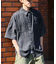 半袖デニムワークシャツ