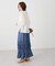 シャーリングティアードIラインスカート