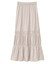 シャーリングティアードIラインスカート
