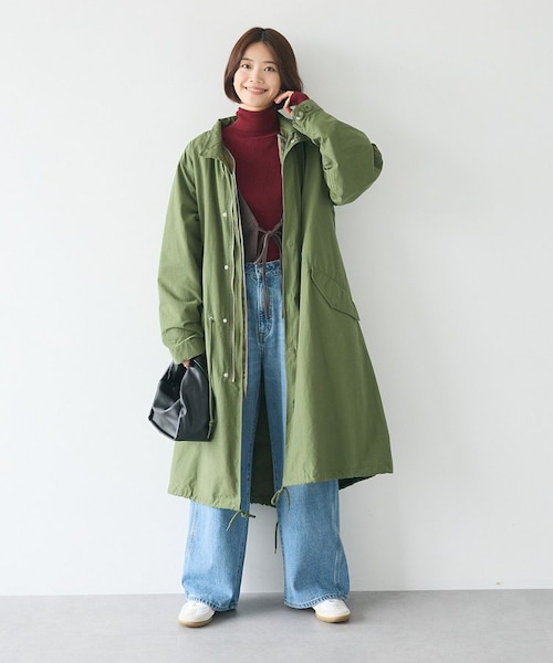 【A1535】KBF WEB限定ライナー付き3Wayミリタリーコート　フリー 1678109218_320.jpg
