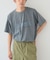 ピグメント刺繍TEE1【ユニセックス】