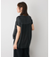 バンドカラーサイドドロストシャツ