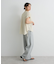 バンドカラーサイドドロストシャツ