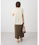 バンドカラーサイドドロストシャツ