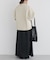 akha.ストライプメッシュトートバッグ