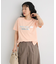 メタリックロゴプリントTEE