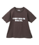 メタリックロゴプリントTEE