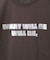 メタリックロゴプリントTEE