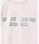 メタリックロゴプリントTEE