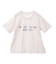 メタリックロゴプリントTEE