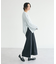 【ユニセックス】ケーブル柄サイドスリットニットプルオーバー