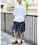 裏毛プリントショーツA