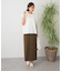 カットクレープクルーネックTシャツ