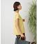 カットクレープクルーネックTシャツ