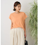 カットクレープクルーネックTシャツ