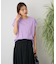 カットクレープクルーネックTシャツ