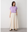 カットクレープクルーネックTシャツ