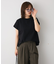 カットクレープクルーネックTシャツ