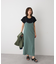 カットクレープクルーネックTシャツ