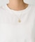 カットクレープクルーネックTシャツ