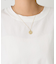 カットクレープクルーネックTシャツ