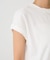 カットクレープクルーネックTシャツ