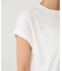 カットクレープクルーネックTシャツ