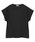 カットクレープクルーネックTシャツ