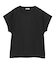 カットクレープクルーネックTシャツ