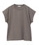 カットクレープクルーネックTシャツ