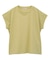 カットクレープクルーネックTシャツ
