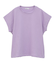 カットクレープクルーネックTシャツ