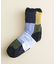 裏ボアパネル柄ルームソックス(Mens)