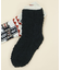 裏ボアパネル柄ルームソックス(Mens)