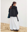 【WEB限定】裏毛カットオフフレアスカート